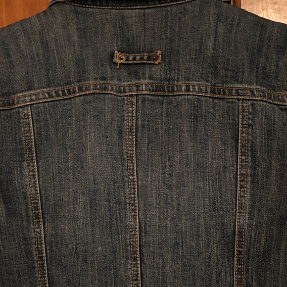 LOFT Dark Blue Denim Jacket - Picture 9 of 9